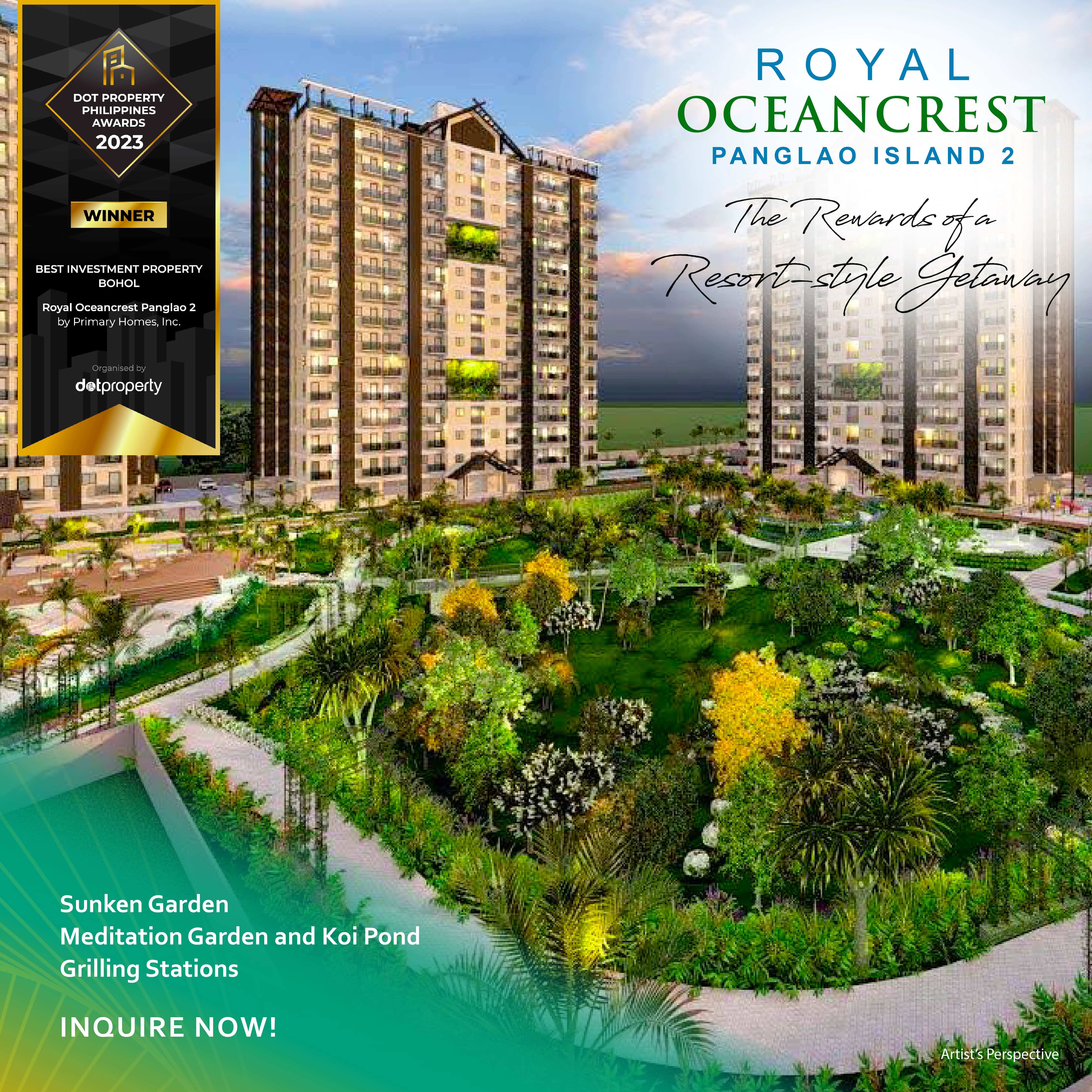Royal Ocean Crest Panglao 2—resort-style community near Panglao beaches